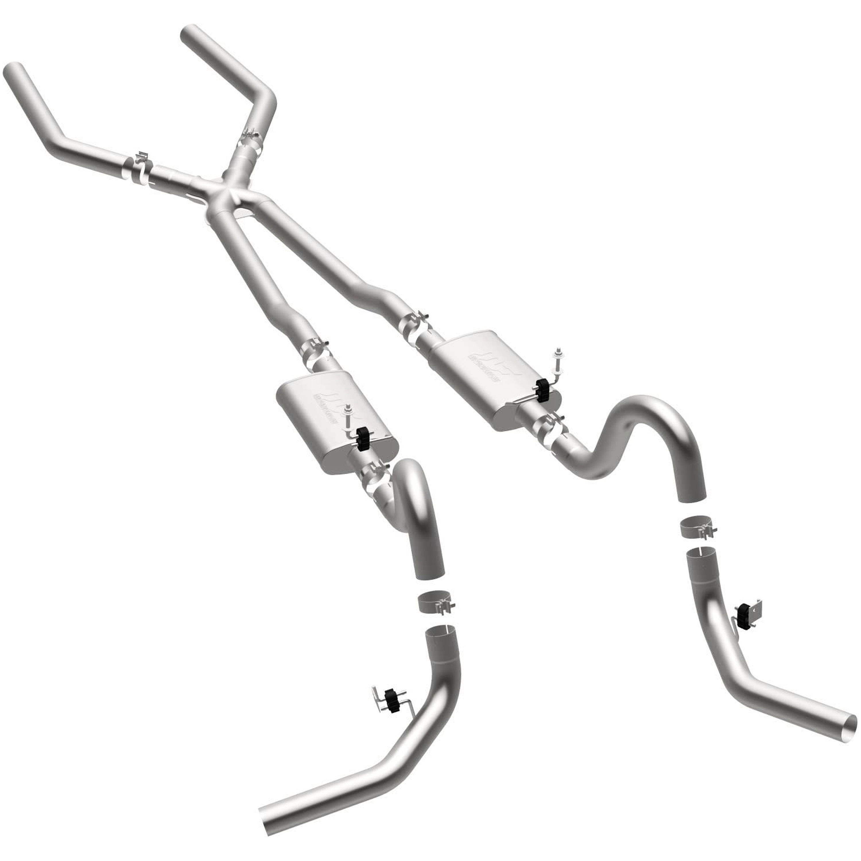 MagnaFlow Exhaust Products 15897 Street Series Stainless Crossmember-Back System